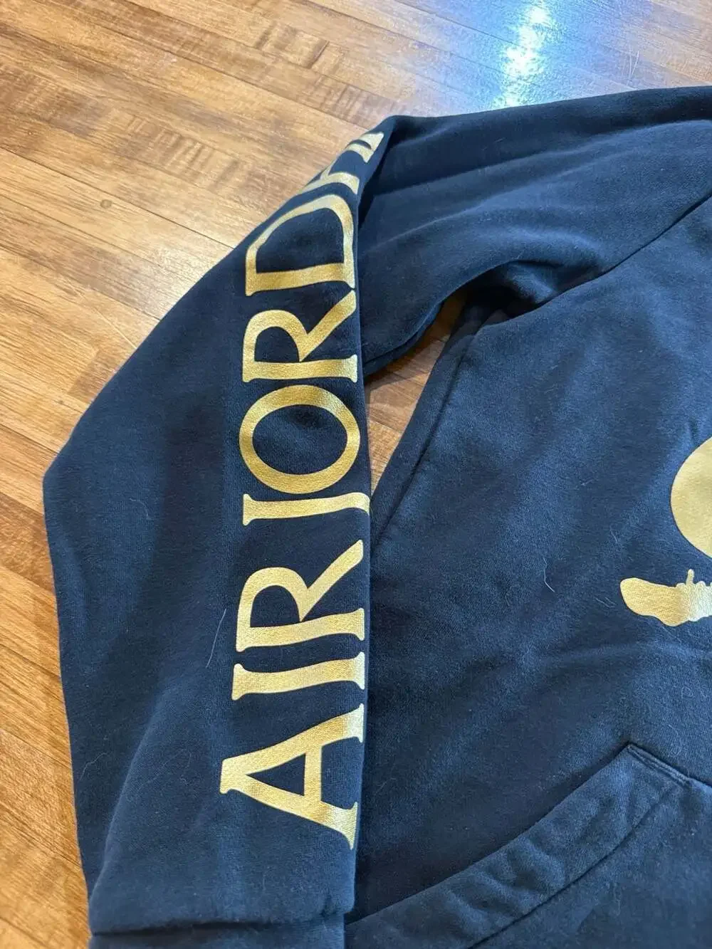 Nike Air Jordan Logo Graphic Pullover Hoodie Y2K Sz Small (v1)
